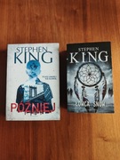 STEPHEN KING - PÓŹNIEJ + ŁOWCA SNÓW, BDB STAN 