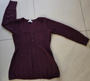 Sweter damski bordowy 36/38