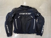 Motocyklowe spodnie + kurtka Dainese Dinamica Air D-Dry, czarno-białe