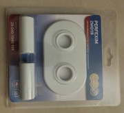 Zestaw maskujący do grzejnika z tulejami biały owalny Perfexim ZM01B