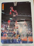 Plakat NBA retro lata 90 Hakeem Olajuwon / Charlotte Hornets koszykówka