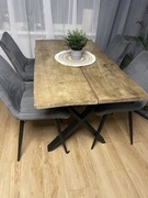 Stół jadalniany DREWNIANY deska 120/140/160/180