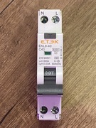 RCBO C40 30mA typ A 1P wyłącznik różnicowoprądowy z członem nadprądowym