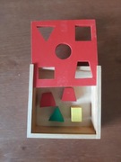Drewniany sorter pudełko kształty / 5 kształtów