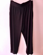 Spodnie czarne hemerki długie viskoza roz 56/58 wymiary opis