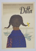 DITTA Oryginalny plakat Tomaszewski '1954