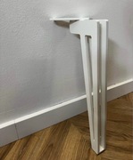 Biała Noga metalowe! Nogi loft! Stolik kawowy 45cm