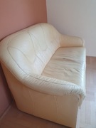 Kanapa skóra naturalna