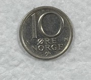 Moneta 10 ORE NORGE NORWEGIA 1987