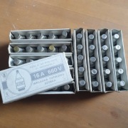 Wkładki topikowe bezpieczniki 16A 660V