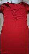 Sukienka bawełniana czerwona 