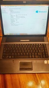 laptop hp 550, brak hdd, cd-rom i zasilacza czytaj opis