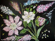 Acrylic painting of  author's work. size 30*40