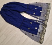 strój spodnie dzwony hinduska lata 80 disco S M L 1879