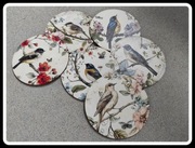 Drewniane podstawki pod kubki 6 sztuk nowe