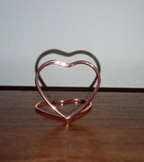 Stojaczki w kolorze różowego złota do winietek na wesele – 80 sztuk