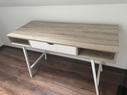 Biurko dąb/biały 48/120