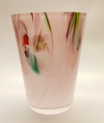 Piękny, nowoczesny, duży wazon szklany, manufaktura Krosno