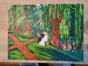 Obraz akrylowy „W parku „