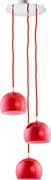 Lampa wisząca Alfa Waterfall Red 21013