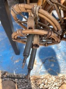 Kijki do nart stare drewniane