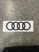 Czarny Emblemat na tył Audi