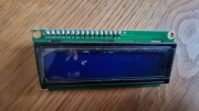 Wyświetlacz LCD 2x16 znaków niebieski + konwerter 