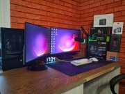 Zestaw Gamingowy RTX 5060 Ryzen 5 5600X 32GB RAM 2x Monitor IPS + mikr