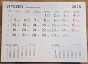 Kalendarz 2026 kalendarium kalendaria do kalendarzy jednodzielnych