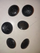 PKP Polskie Koleje Państwowe - 6 guzików - PRL