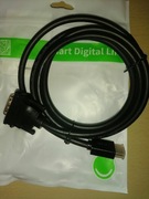 Przewód/Przejście HDMI-DVI 2m Nowy 