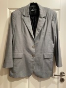 Marynarka Zara oversize szara klasyczna minimalistyczna L