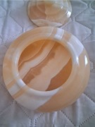 Puzderko szkatułka z kamienia alabaster / onyks.