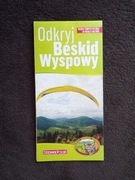 ODKRYJ BESKID WYSPOWY MAPA TURYSTYCZNA SKALA 1:65000