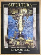 SEPULTURA - Wielki plakat/poster XXL z 2023 r. - Wymiary: 55 x 75 cm - NOWY