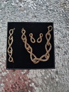 komplet kolor srebro 