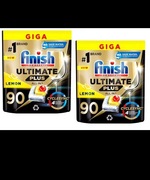 Kapsułki do zmywarki FINISH 2 90 szt ultimate plus All in 1 LEMON