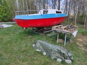 Łódź kabinowa, jacht, 6m. długości