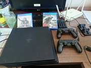 PS 4 PRO około 30 gier 2x pad stacja dokująca 