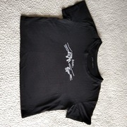 Czarny t-shirt dziewczęcy "House" - rozmiar - S