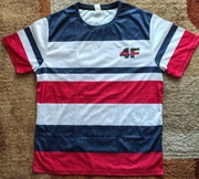 T-shirt XXL kolorowy z nadrukiem 4F 