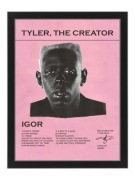 Plakat obraz Tyler the creator w ramce 30x40 A3 Album igor muzyka
