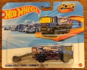 HOT WHEELS TRACK FLEET SCANIA RALLY TRUCK HYT56 JMK06 Autko 1:64