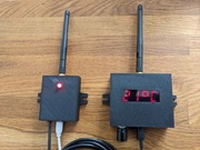 bezprzewodowy czujnik temperatury pieca  z alarmem dźwiękowym.