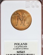 2 PLN - XX Zimowe Igrzyska Olimpijskie Turyn - 2006 Grading MS65