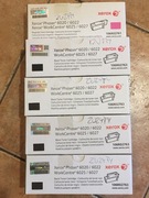 5x PUSTY ZUŻYTY toner Xerox Phaser 6020 6022 Xerox Workcentre 6025 6027