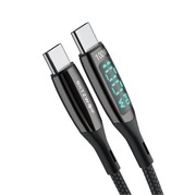Kabel USB-C 100W z wyświetlaczem LED | PD 3.0 QC 4.0+