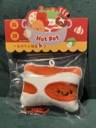 Uroczy Pluszak maskotka Hot Pot Boczek Bekon Kawaii brelok 6.8 cm