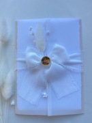 Zaproszenia Komunijne *Pierwsza Komunia Święta *białe