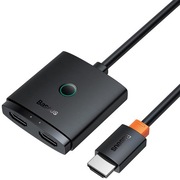 Adapter HDMI 2w1 4K 60Hz dwukierunkowy z wbudowanym kablem 1m Baseus AirJoy